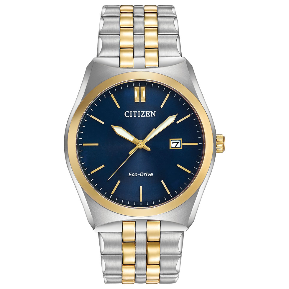 Two-tone Men's Blue Dial Corso Watch by Citizen