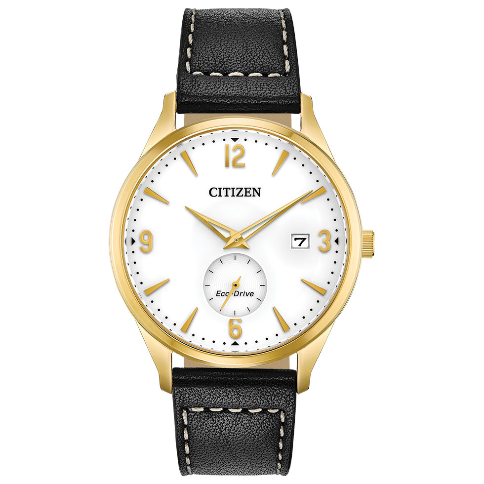 Black Leather Men's Drive Watch by Citizen
