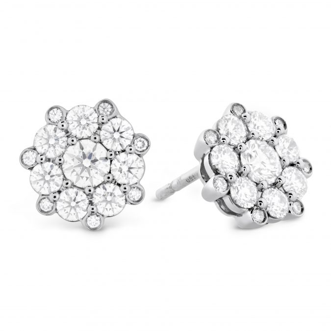Beloved Cluster Diamond Earrings by Hearts on Fire