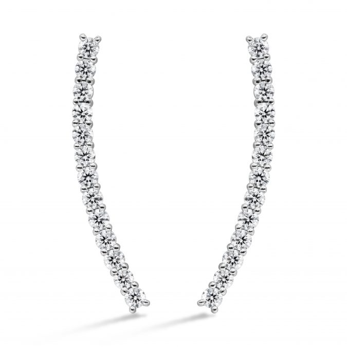 Cascade Ear Climbers by Hearts on Fire