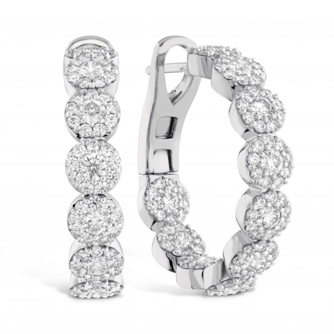 Fulfillment Hoop Earrings by Hearts on Fire