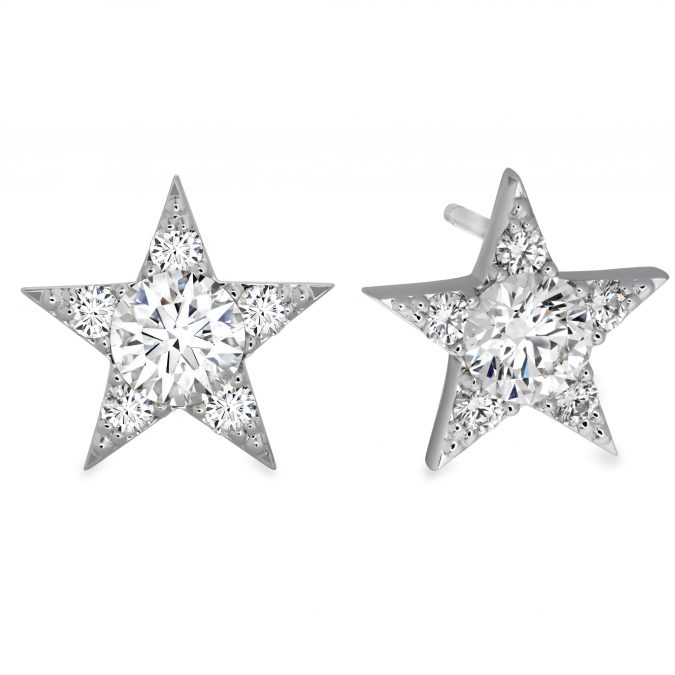 Illa Cluster Diamonds Studs by Hearts on Fire