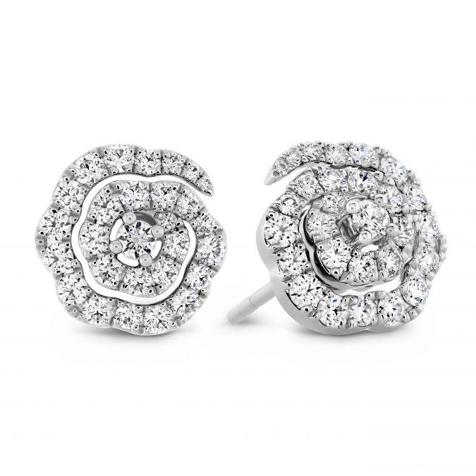 Lorelei Diamond Floral Earrings by Hearts on Fire