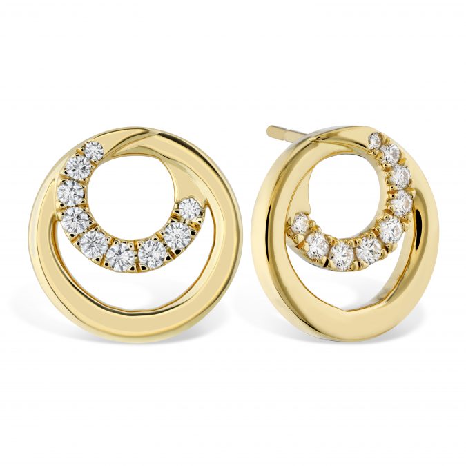 Optima Circle Earrings by Hearts on Fire