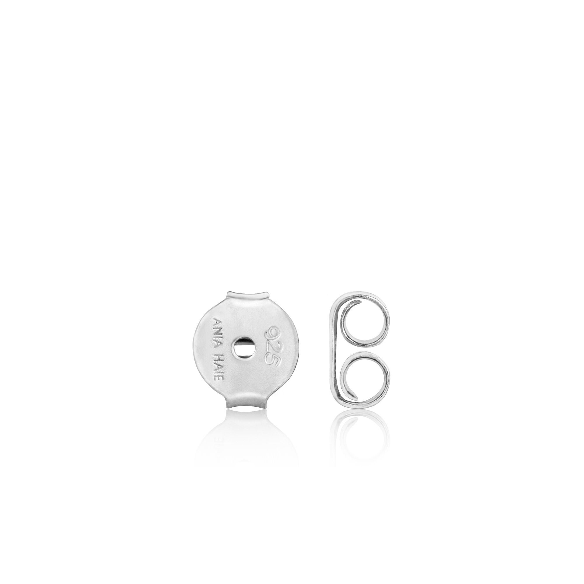 diamond shape stud earrings friction back