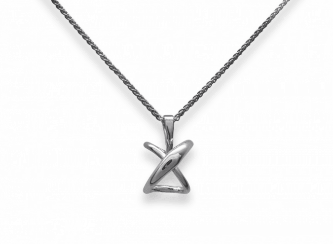 Sterling Silver Secret Heart Pendant by E. L. Designs