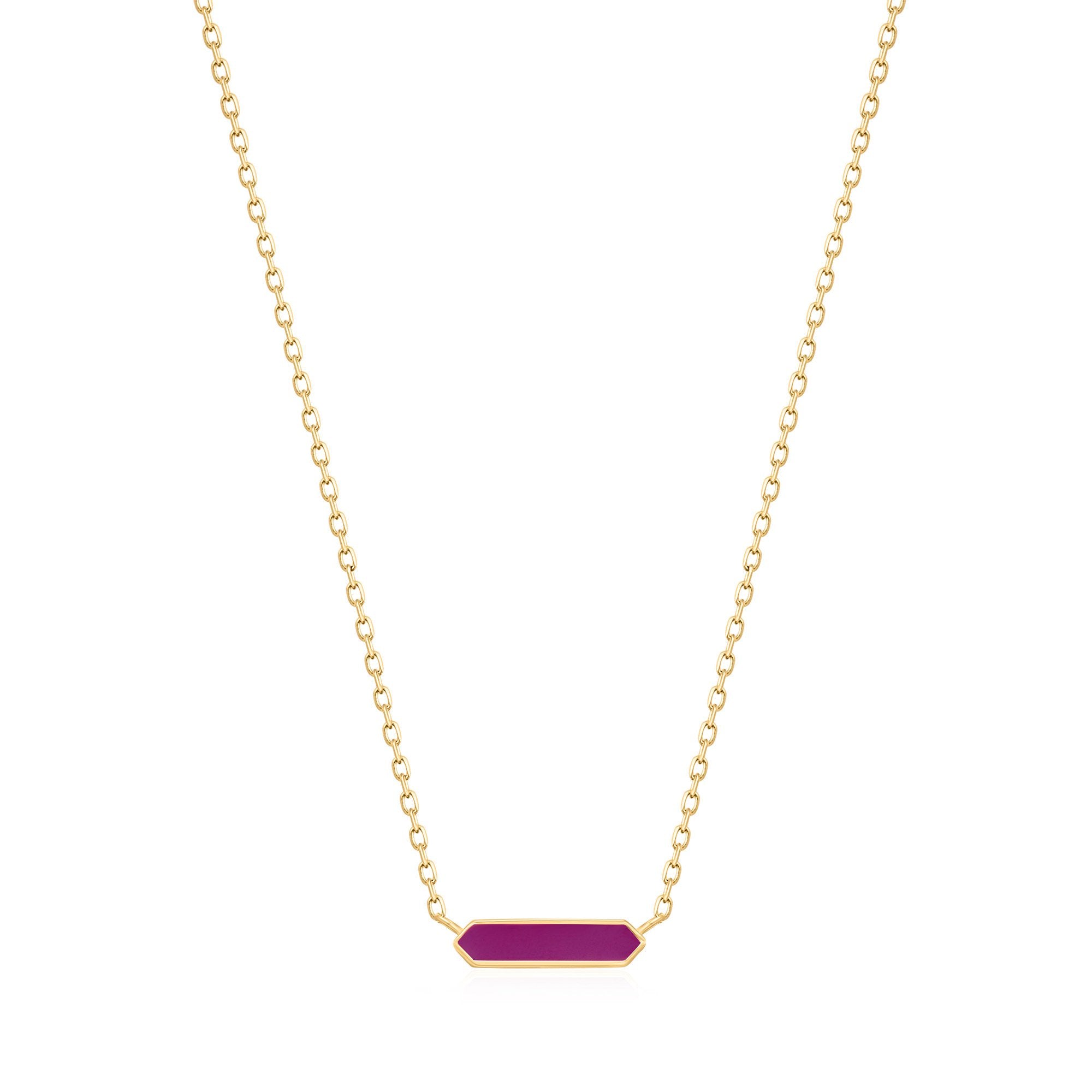 Berry Enamel Bar Necklace by Ania Haie - Jewelry By Designs