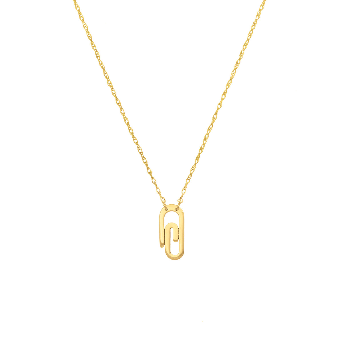 So-You Pendant Necklace - mini paperclip