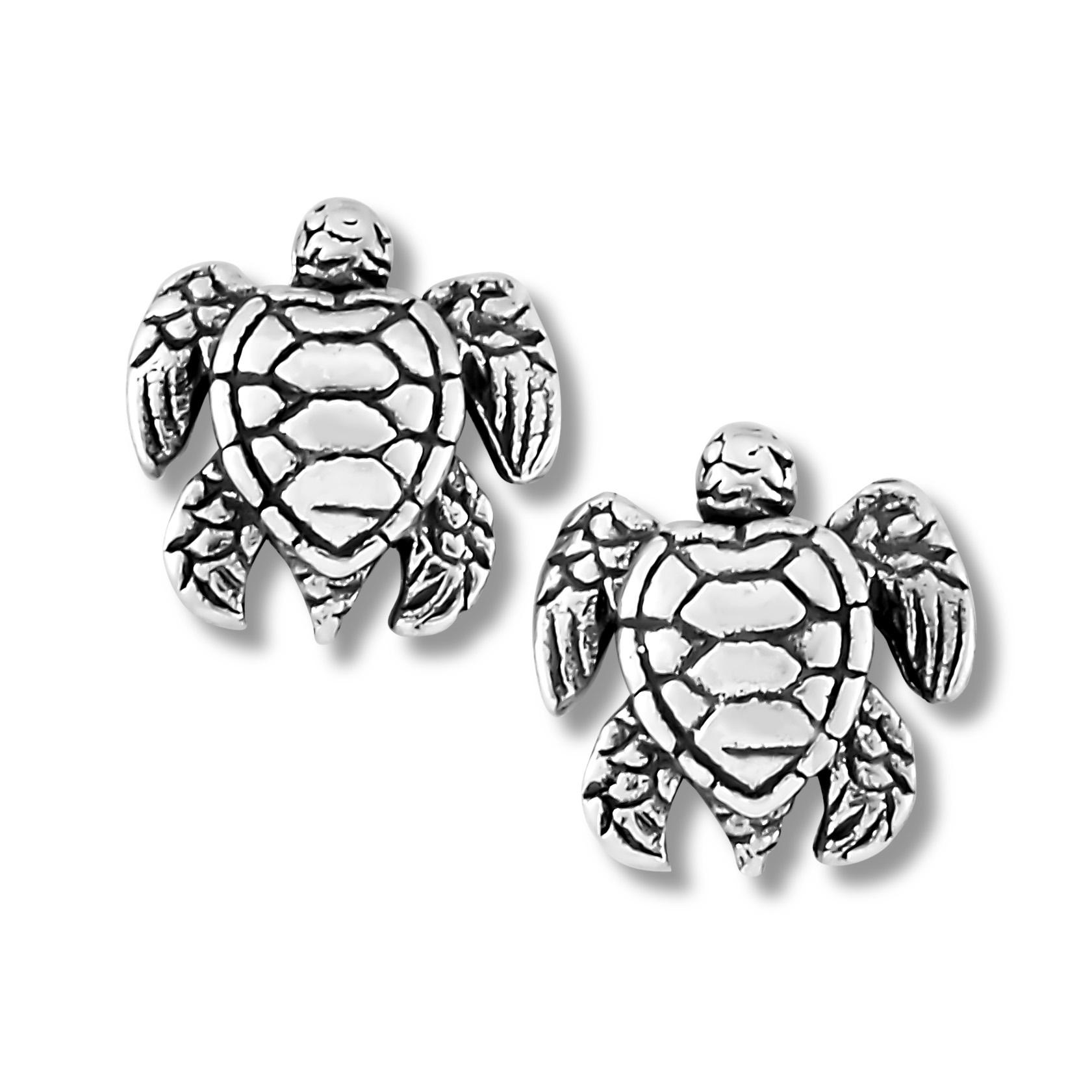 Tangku Turtle Stud Earrings by Samuel B.