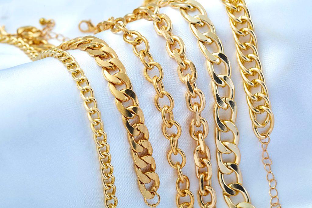 Gold bracelets