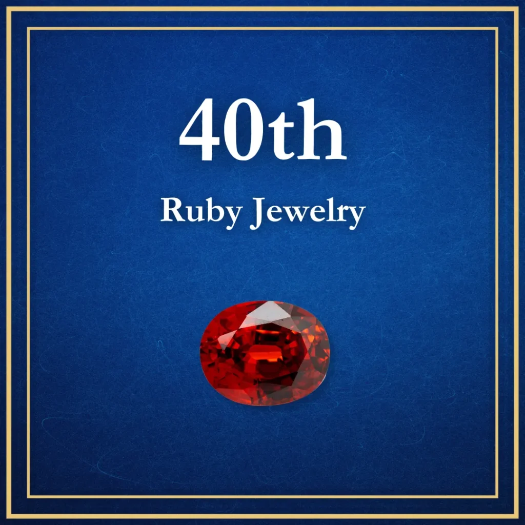 40th Anniversary Jewelry Gifts