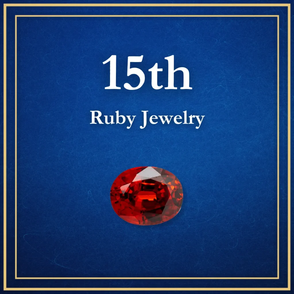 15th Anniversary Jewelry Gifts