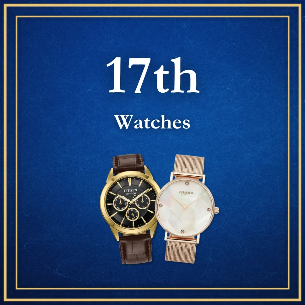 17th Anniversary Jewelry Gifts