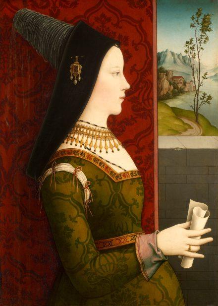 Mary of Burgundy. Painting attributed to Niklas Reiser, around 1500.