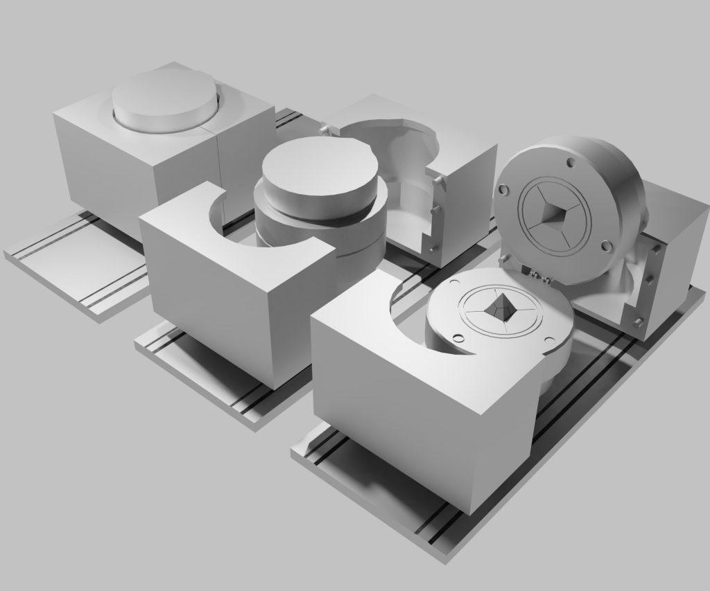 Equipment used in the production of HPHT lab-grown diamonds.