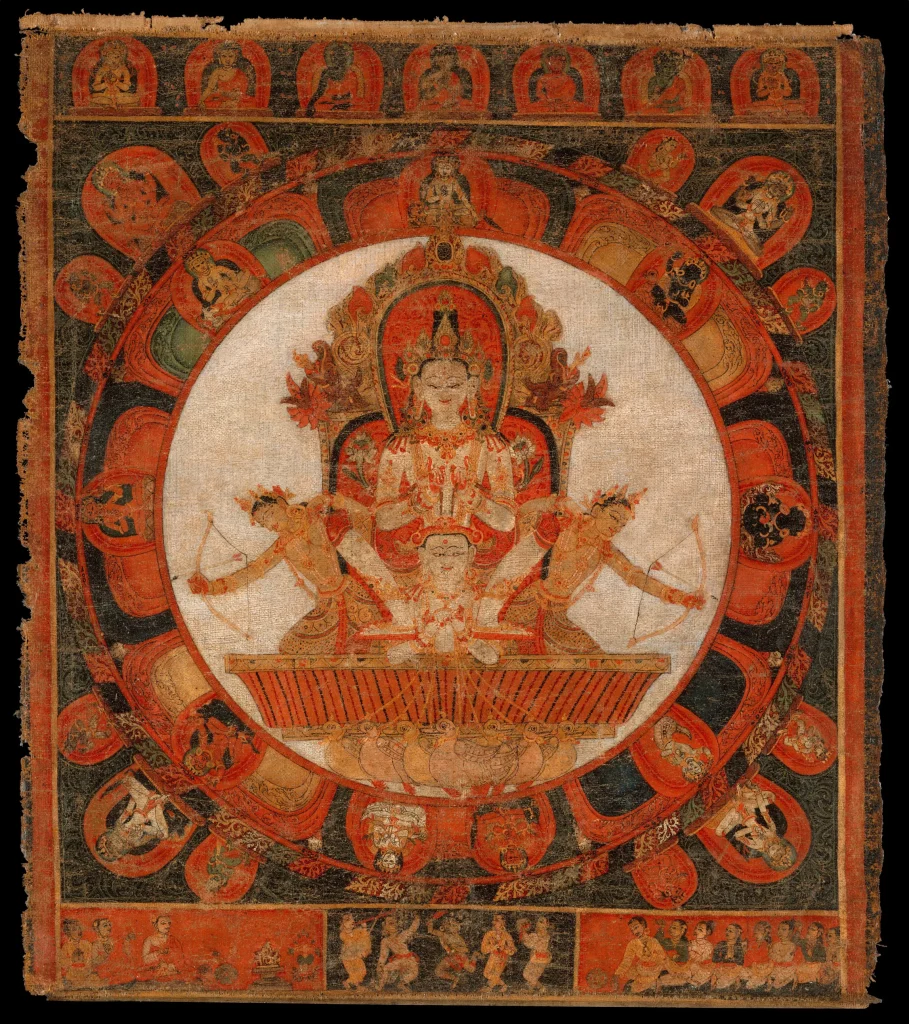 Mandala of Chandra, Indian God of the Moon
